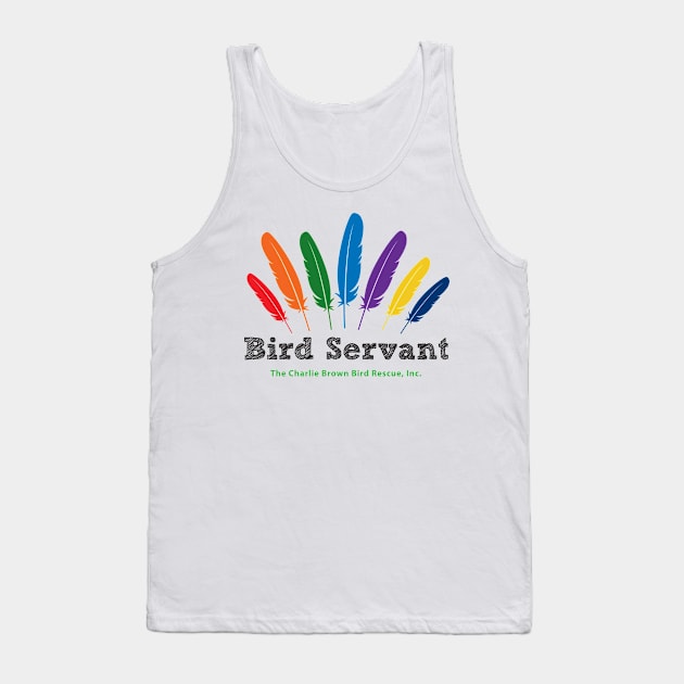 CB bird servant - black type Tank Top by Just Winging It Designs